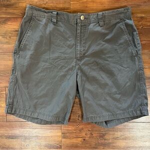 The North Face 5 Pocket Chino Shorts Mens Large Blue Cotton Stretch Flat Front